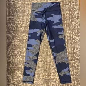 Aerie Blue Camouflage Leggings